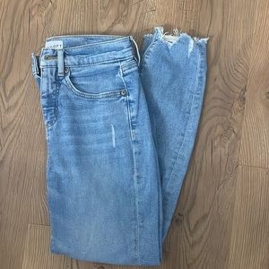 LOFT High Waisted Skinny Jeans